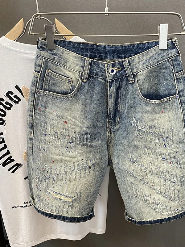 Модные мужские джинсовые рта свободного кроя, летние тонкие рваные джинсы в стиле хип-хоп в стиле хип-хоп, прямые джинсы длиной пять четвертей
Модные мужские джинсовые рта свободного кроя, летние тонкие рваные джинсы в стиле хип-хоп в стиле хип-хоп, прямые джинсы длиной пять четвертей