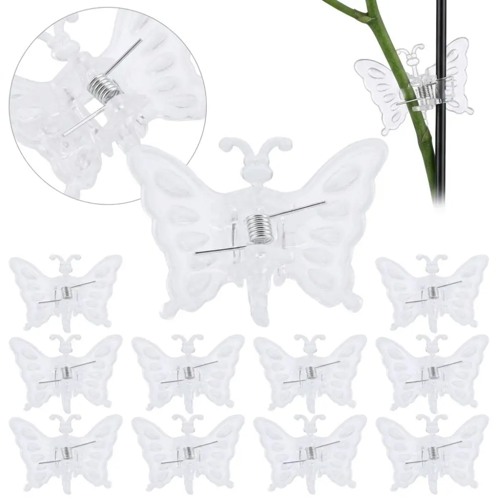 100Pcs Plastic Orchid Clip Butterfly Lightweight Garden Stem Clips Easy To Clip Portable Plant Support Clips Orchid Support
100Pcs Plastic Orchid Clip Butterfly Lightweight Garden Stem Clips Easy To Clip Portable Plant Support Clips Orchid Support