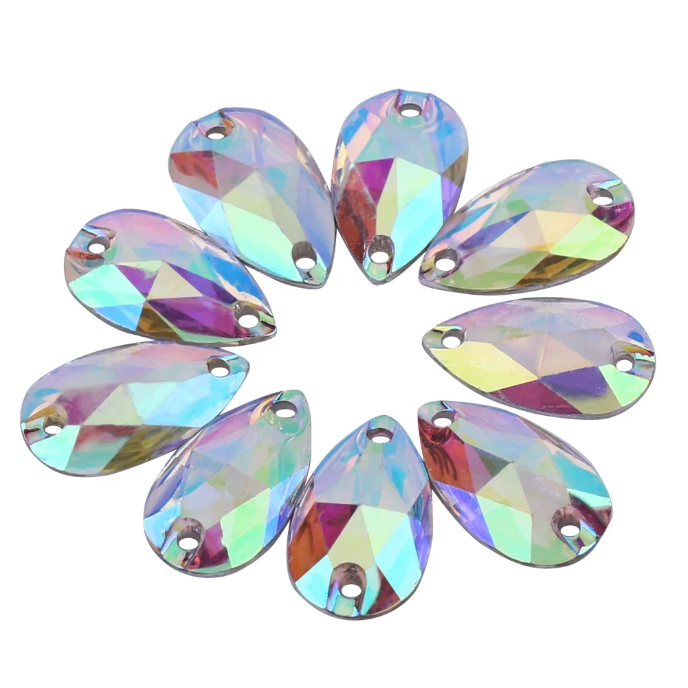 200Pcs Drop Shape Resin Flatback Sewing Rhinestone With Double Holes Crafts Decoration
200Pcs Drop Shape Resin Flatback Sewing Rhinestone With Double Holes Crafts Decoration