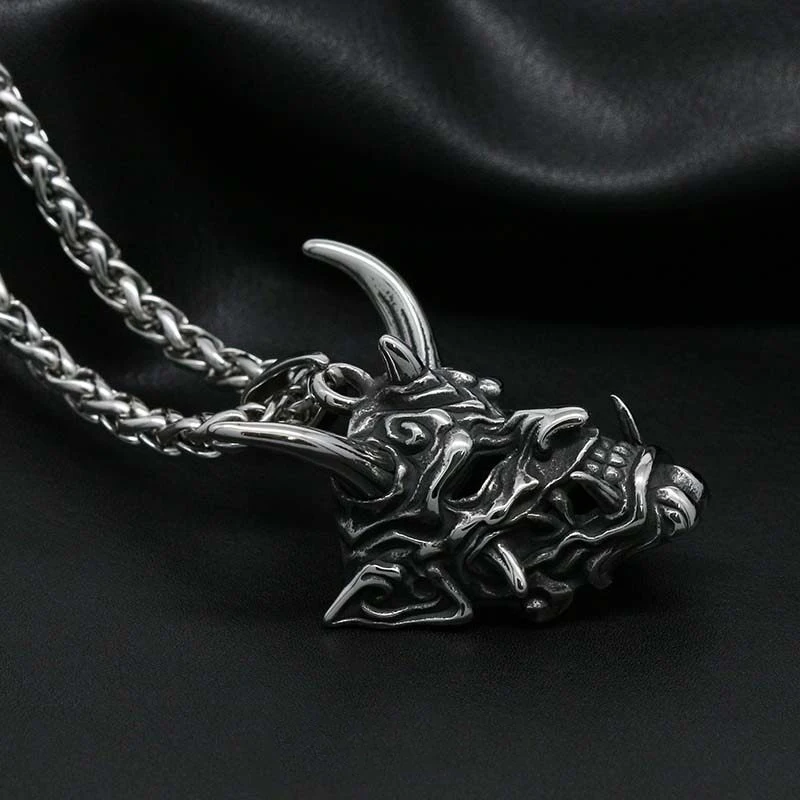 60cm Outdoor Portable EDC Creative Prajna Yaksha Chain Retro Stainless Steel Devil Skull Hip Hop Pendant Tool
60cm Outdoor Portable EDC Creative Prajna Yaksha Chain Retro Stainless Steel Devil Skull Hip Hop Pendant Tool