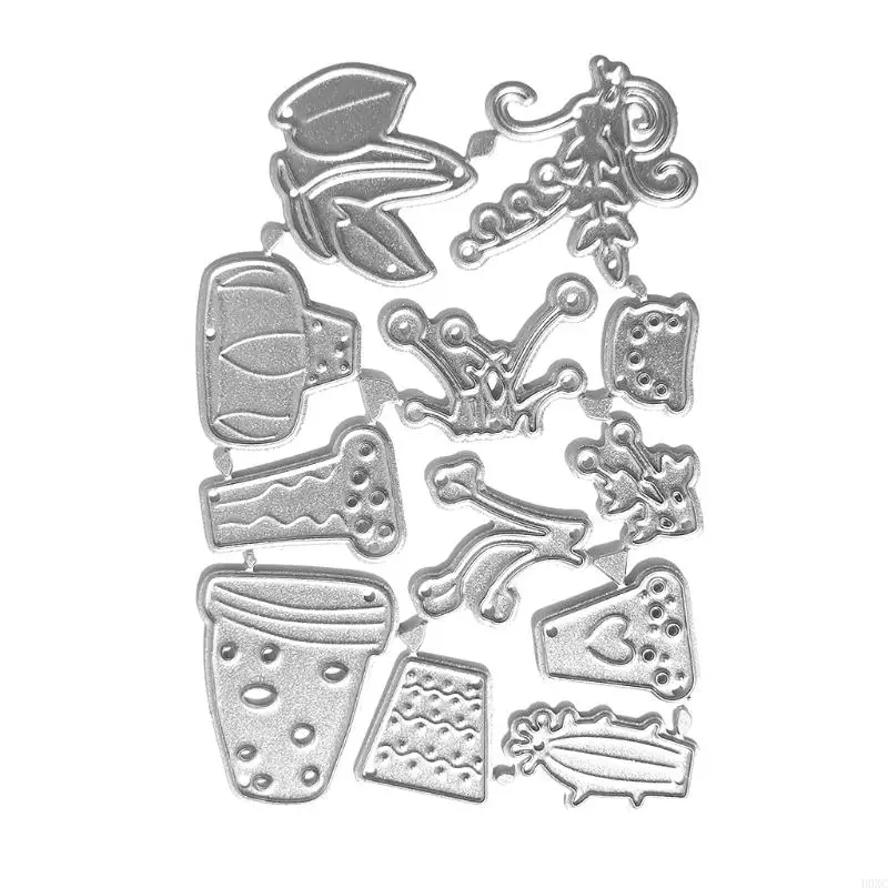 H0XC Potted Flowers Metal Cutting Dies Stencil DIY Scrapbooking Album Paper Card Template Mold Embossing Decoration
H0XC Potted Flowers Metal Cutting Dies Stencil DIY Scrapbooking Album Paper Card Template Mold Embossing Decoration