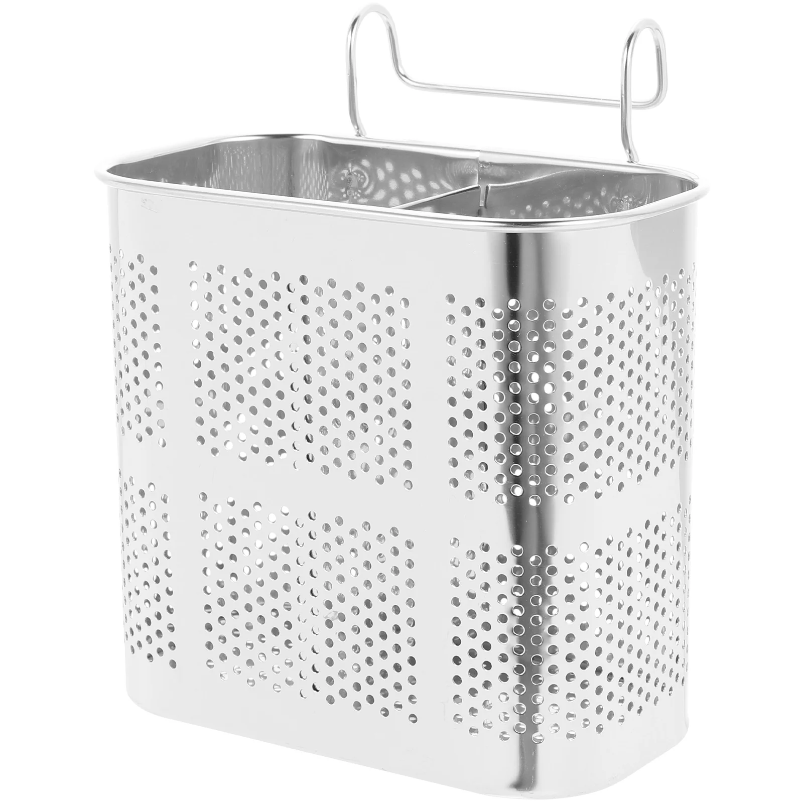 Stainless Steel Hanging Chopstick Holder Kitchen Container Silver Cutlery Rack Drain Holes utensil drying rack metal
Stainless Steel Hanging Chopstick Holder Kitchen Container Silver Cutlery Rack Drain Holes utensil drying rack metal