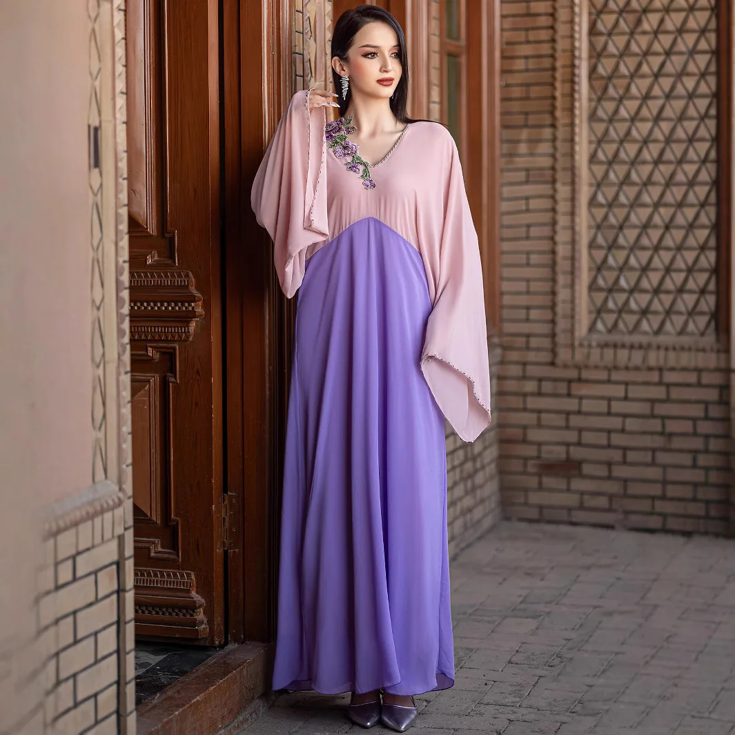 Dubai Embroidery Abaya Elegant Women Muslim Dress Kaftan Ramadan Islam Jalabiya Turkey Evening Caftan Party Musulmane Femme New
Dubai Embroidery Abaya Elegant Women Muslim Dress Kaftan Ramadan Islam Jalabiya Turkey Evening Caftan Party Musulmane Femme New