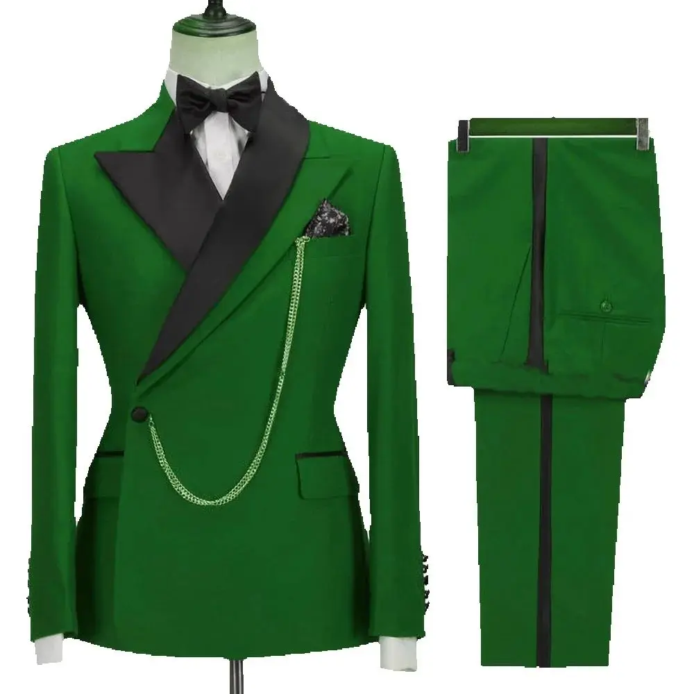 Latest New Design Men Suits One Button Casual Lapel Slim Fit Male Suit Business Wedding Groom Elegant 2 Piece ( Blazer + Pants )
Latest New Design Men Suits One Button Casual Lapel Slim Fit Male Suit Business Wedding Groom Elegant 2 Piece ( Blazer + Pants )