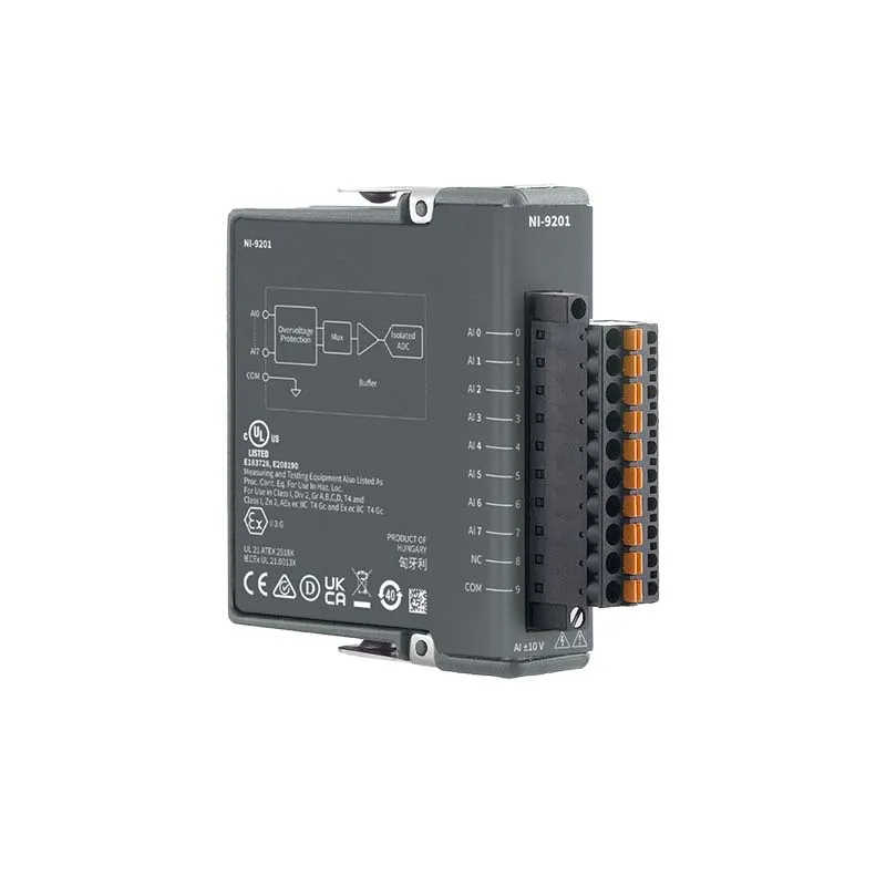 National Instruments NI 9201 Модуль аналогового ввода Модуль ввода напряжения Сбор данных
National Instruments NI 9201 Модуль аналогового ввода Модуль ввода напряжения Сбор данных