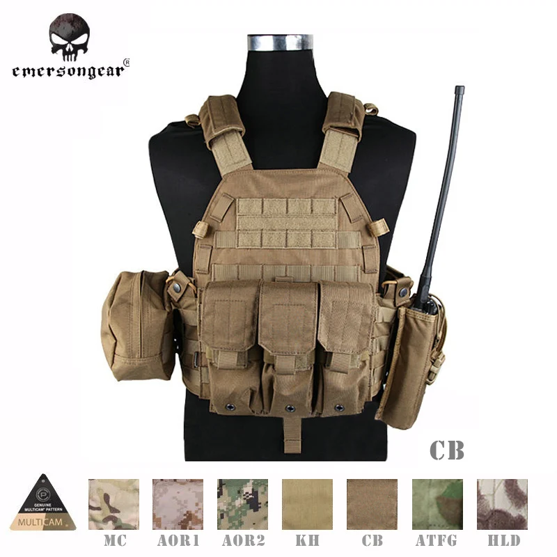 Emersongear LBT6094A Style Tactical Vest with 3 Pouch Airsoft Combat Vest
Emersongear LBT6094A Style Tactical Vest with 3 Pouch Airsoft Combat Vest