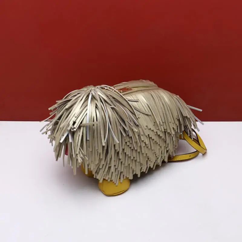 European And American Fashion Personalized Creative Tassel Dog Shaped Women's Bag 2025 New Single Shoulder Crossbody Bag Trendy
European And American Fashion Personalized Creative Tassel Dog Shaped Women's Bag 2025 New Single Shoulder Crossbody Bag Trendy