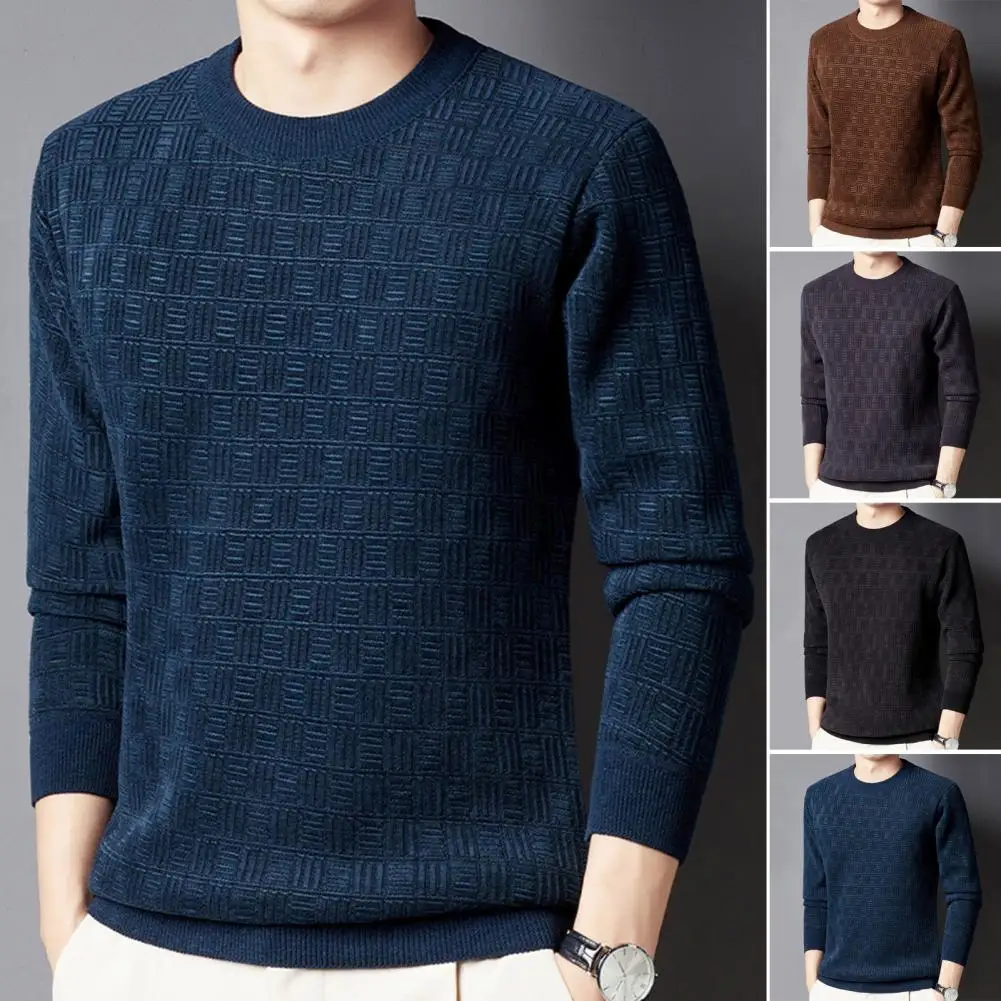 Classic Men Top Round Neck Thickened Warm Soft Long Sleeve Pullover Autumn Winter Sweater Tops Casual Bottoming Top Male Clothes
Classic Men Top Round Neck Thickened Warm Soft Long Sleeve Pullover Autumn Winter Sweater Tops Casual Bottoming Top Male Clothes
