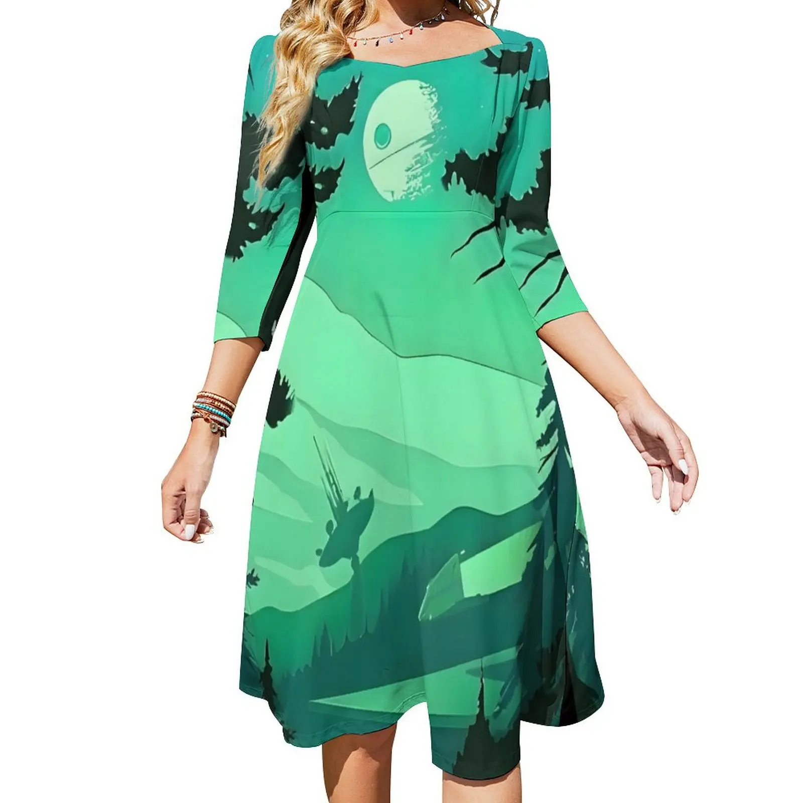 Visit Endor Flare Dress evening dresses ladies summer clothes for women Aesthetic clothing
Visit Endor Flare Dress evening dresses ladies summer clothes for women Aesthetic clothing