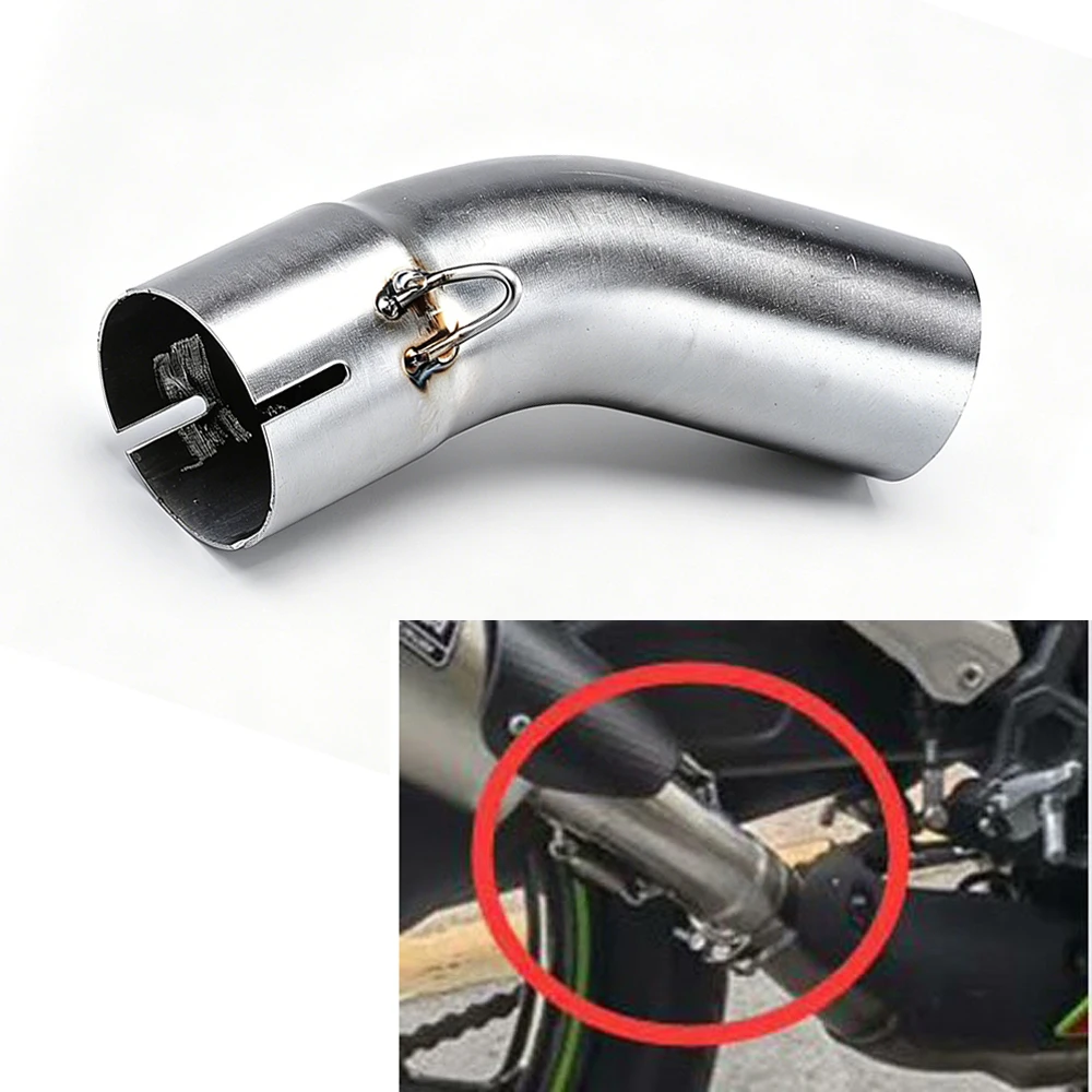 For Kawasaki Ninja ZX-4R ZX4R SR SE ZX4RR Stainless Steel 51mm Motorcycle pipe Exhaust Universal Mid Link Pipe Connection
For Kawasaki Ninja ZX-4R ZX4R SR SE ZX4RR Stainless Steel 51mm Motorcycle pipe Exhaust Universal Mid Link Pipe Connection