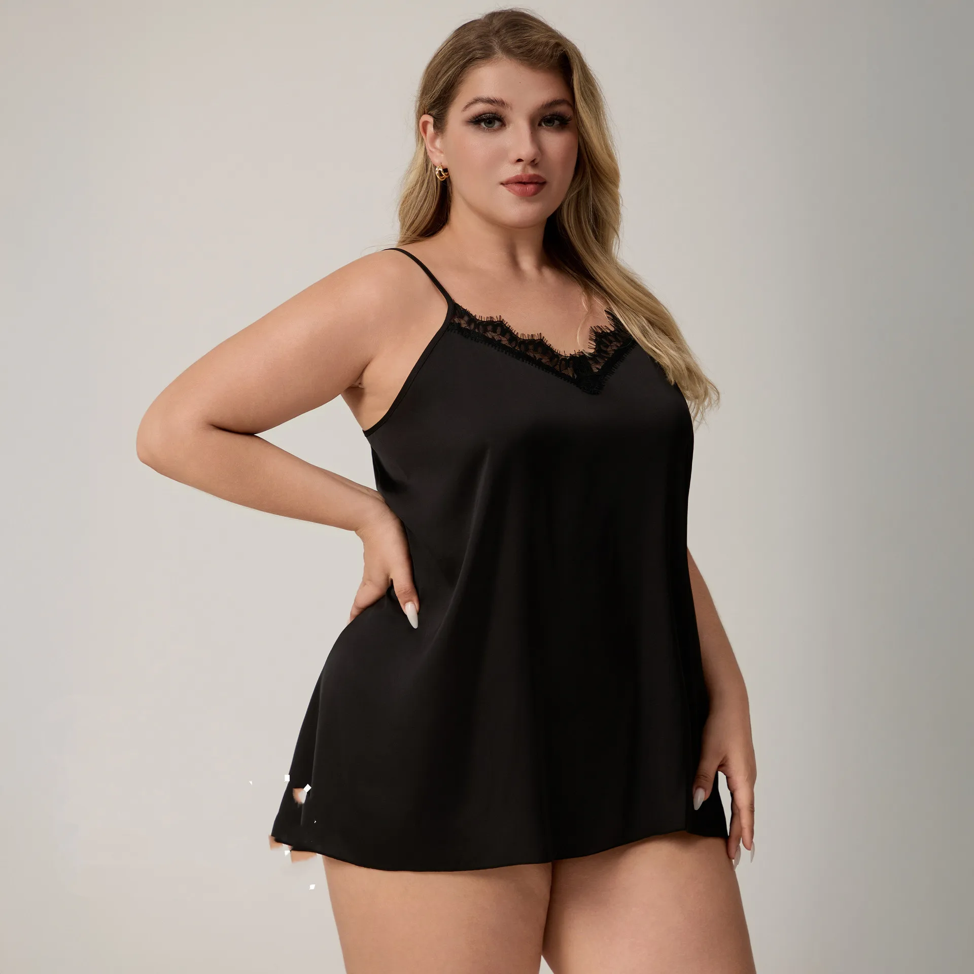 Summer Female Nightwear Suspender Backless Nightdress Lingerie Loose Satin Home Dress Loungewear
Summer Female Nightwear Suspender Backless Nightdress Lingerie Loose Satin Home Dress Loungewear