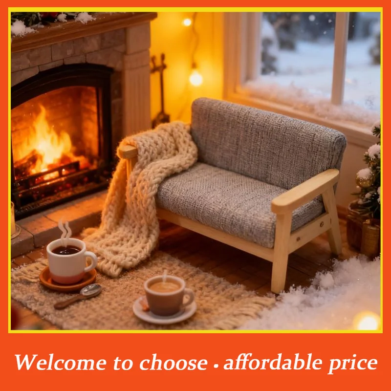 ^1Pcs 1:12Dollhouse Furniture Wooden Double Sofa Kids Pretend Play Doll House Decor Simulation Mini Living Room Chairs
^1Pcs 1:12Dollhouse Furniture Wooden Double Sofa Kids Pretend Play Doll House Decor Simulation Mini Living Room Chairs