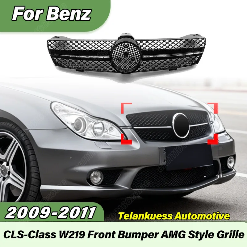 For Mercedes-Benz CLS-Class W219 CLS350 CLS500 2009 2010 2011 Automobile AMG Style Line Style Front Bumper Air Intake Grille
For Mercedes-Benz CLS-Class W219 CLS350 CLS500 2009 2010 2011 Automobile AMG Style Line Style Front Bumper Air Intake Grille