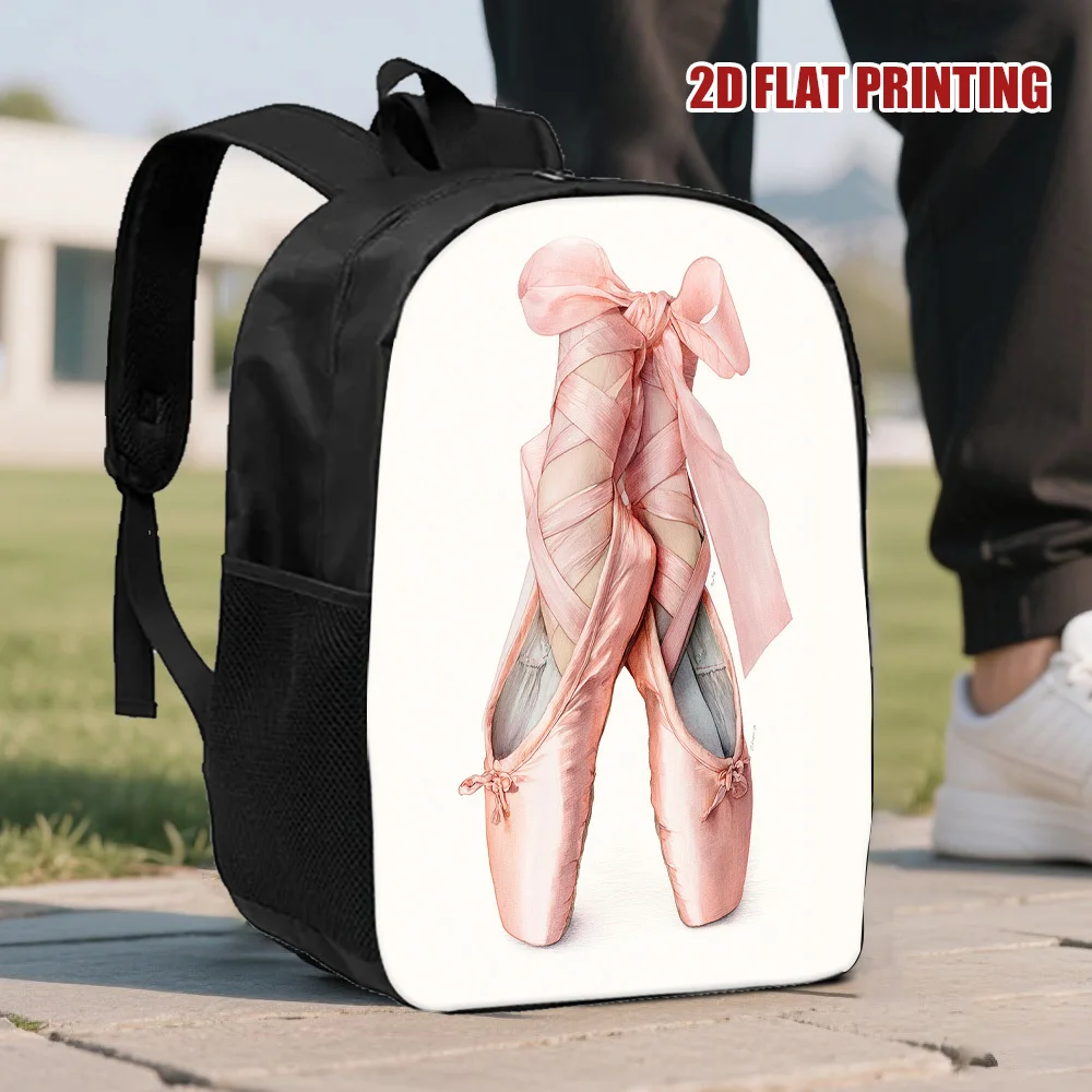 1 Ballet Backpack - Pink Pointed Shoe Printed Lightweight School Bag, Zipper Closure, Elegant Dance Backpack for Teen Students
1 Ballet Backpack - Pink Pointed Shoe Printed Lightweight School Bag, Zipper Closure, Elegant Dance Backpack for Teen Students