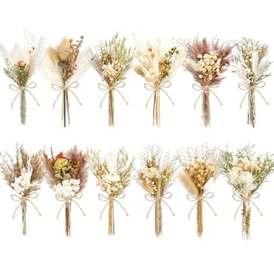 12/24PCS Handmade Dried Flower Bouquet with Stems Natural Dried Wildflowers 7.5 Inch Mini Dry Flowers for Vase Farmhouse Decor,
12/24PCS Handmade Dried Flower Bouquet with Stems Natural Dried Wildflowers 7.5 Inch Mini Dry Flowers for Vase Farmhouse Decor,