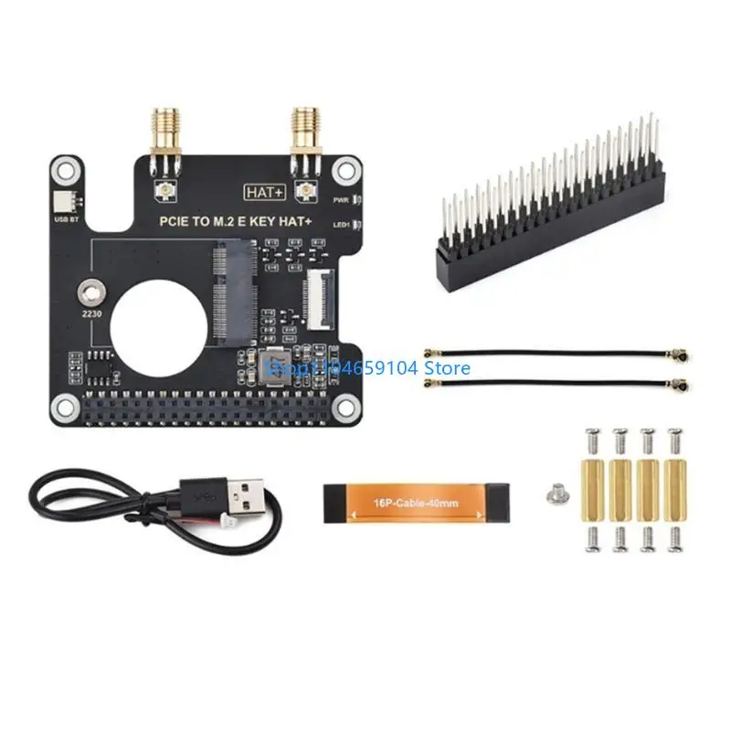 Плата M.2 E HAT+ с 16-контактными интерфейсами PCIe для модуля расширения 5 для повышения производительности сети
Плата M.2 E HAT+ с 16-контактными интерфейсами PCIe для модуля расширения 5 для повышения производительности сети