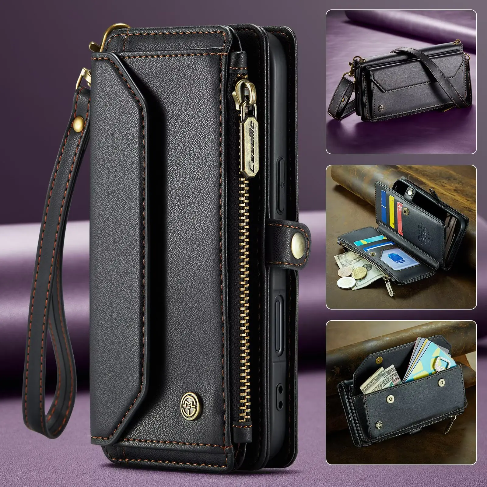 Crossbody Lanyard Leather Phone Case For Google Pixel 10 9 Pro XL 9A 9A 8 7A Zipper Wallet Card Flip Stand Cover Bag
Crossbody Lanyard Leather Phone Case For Google Pixel 10 9 Pro XL 9A 9A 8 7A Zipper Wallet Card Flip Stand Cover Bag