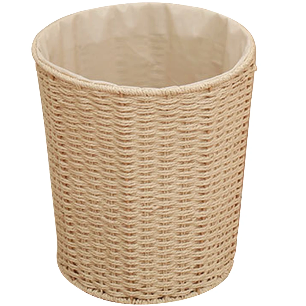 Multi-Function Woven Rattan Trash Can Storage Bedroom Kitchen Lightweight Environment-Friendly Garbage Bin Sundries
Multi-Function Woven Rattan Trash Can Storage Bedroom Kitchen Lightweight Environment-Friendly Garbage Bin Sundries