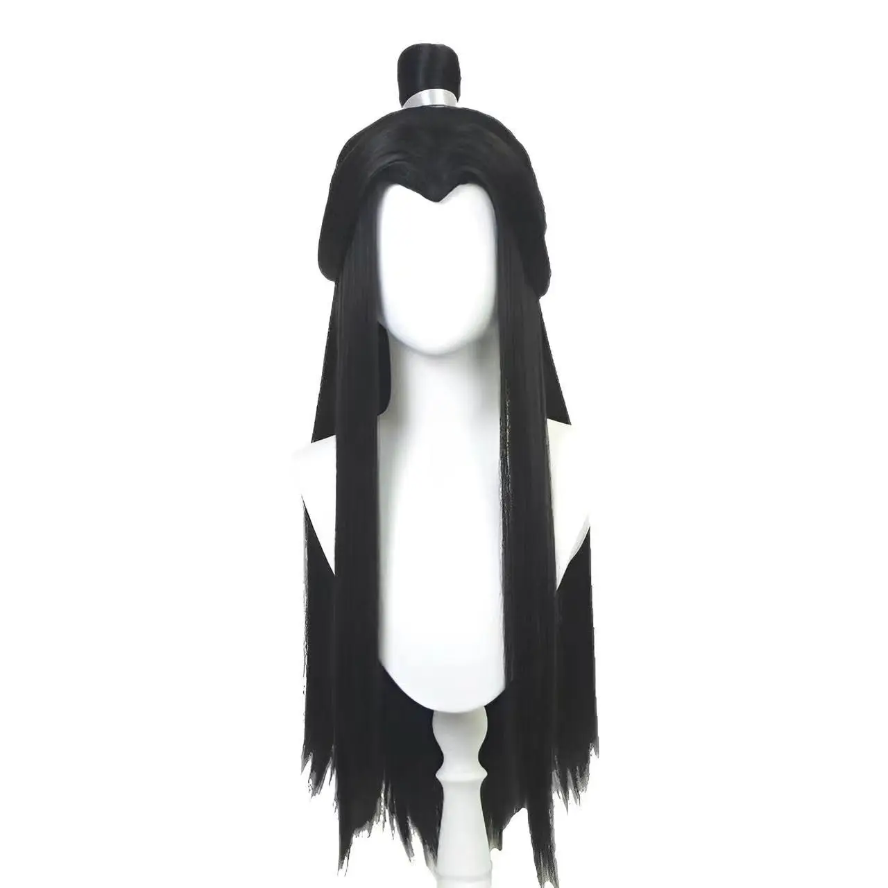 Long Black Wig Cosplay Xie Lian Costume Synthetic Hair with Detachable Bun and White Ribbon for Men
Long Black Wig Cosplay Xie Lian Costume Synthetic Hair with Detachable Bun and White Ribbon for Men