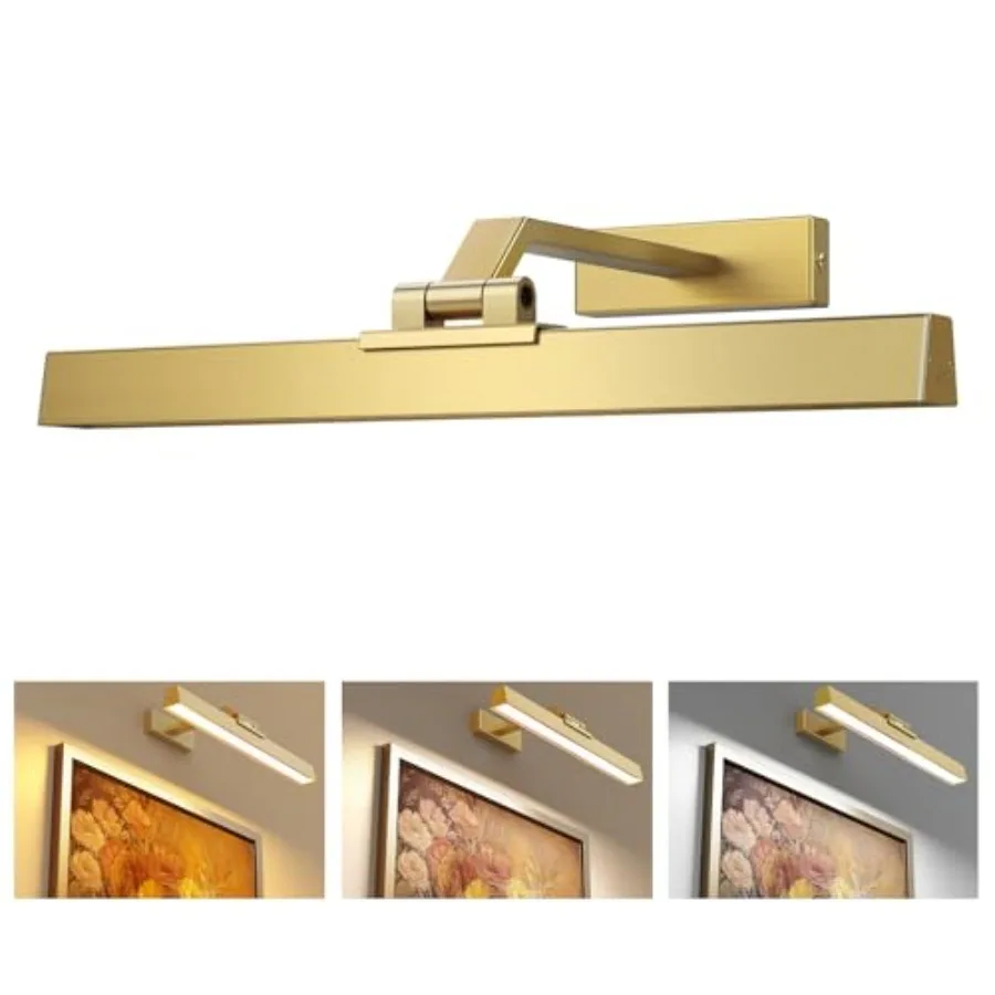 Picture Lights for Wall, Battery Operated Picture Light 16in Art Light CCT Dimmable Recharging Battery Wall Light with Remote C
Picture Lights for Wall, Battery Operated Picture Light 16in Art Light CCT Dimmable Recharging Battery Wall Light with Remote C