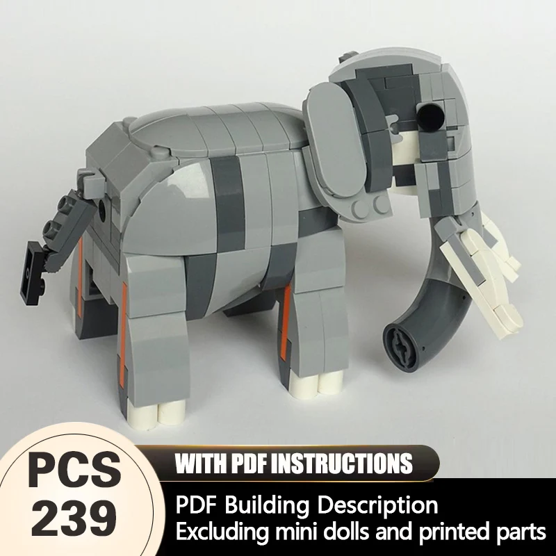 Creators Animal Series Model MOC Building Bricks Large Elephant Modular Technology Gifts Holiday Assemble Children Toys Suit
Creators Animal Series Model MOC Building Bricks Large Elephant Modular Technology Gifts Holiday Assemble Children Toys Suit