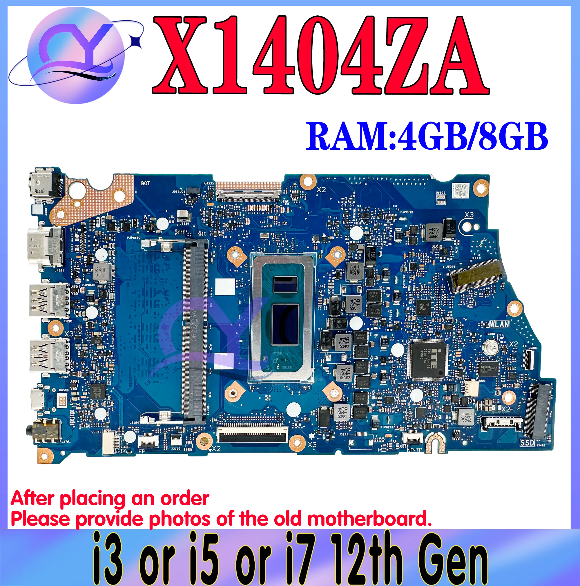 X1404ZA Mainboard For ASUS X1504ZA X1404VA X1504VA X1704VA X1704ZA F1404ZA F1504ZA R1504ZA F1704ZA Laptop Motherboard i3 i5 i7
X1404ZA Mainboard For ASUS X1504ZA X1404VA X1504VA X1704VA X1704ZA F1404ZA F1504ZA R1504ZA F1704ZA Laptop Motherboard i3 i5 i7