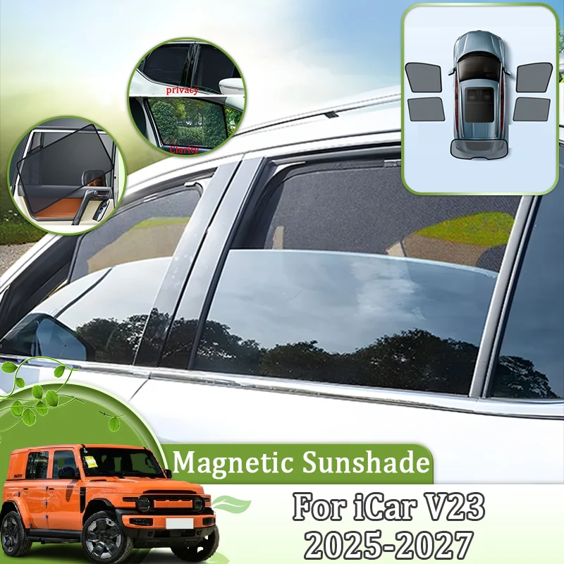 Car Window SunShade For iCar V23 Accessories iCaur Chery V23 2025 2026 2027 Cover light Shield Net UV Protector Baffle Auto Part
Car Window SunShade For iCar V23 Accessories iCaur Chery V23 2025 2026 2027 Cover light Shield Net UV Protector Baffle Auto Part