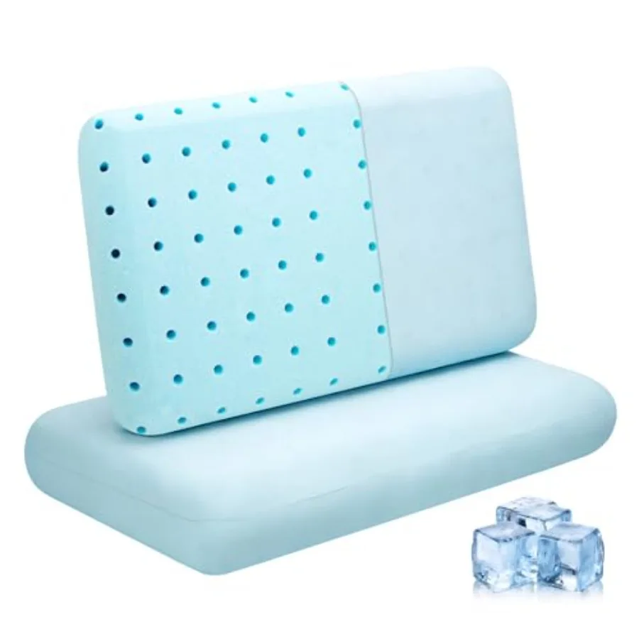 HIMOON Cooling Memory Foam Pillow, Bed Pillow for Sleeping, Size, Breathable Memory Foam, Premium Support with Washable Cover f
HIMOON Cooling Memory Foam Pillow, Bed Pillow for Sleeping, Size, Breathable Memory Foam, Premium Support with Washable Cover f