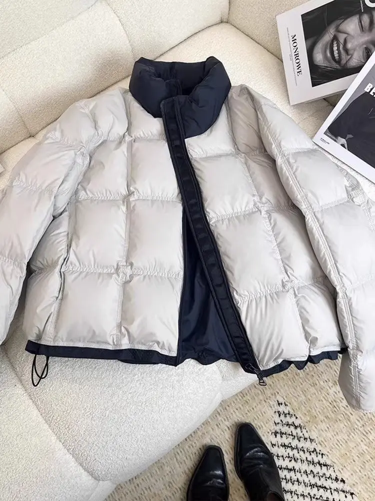 Faionable ort Patchwork Stand Collar Cotton Jaet Women's Winter High-End Feeling New Sle Color Blo Not Matched Coat
Faionable ort Patchwork Stand Collar Cotton Jaet Women's Winter High-End Feeling New Sle Color Blo Not Matched Coat