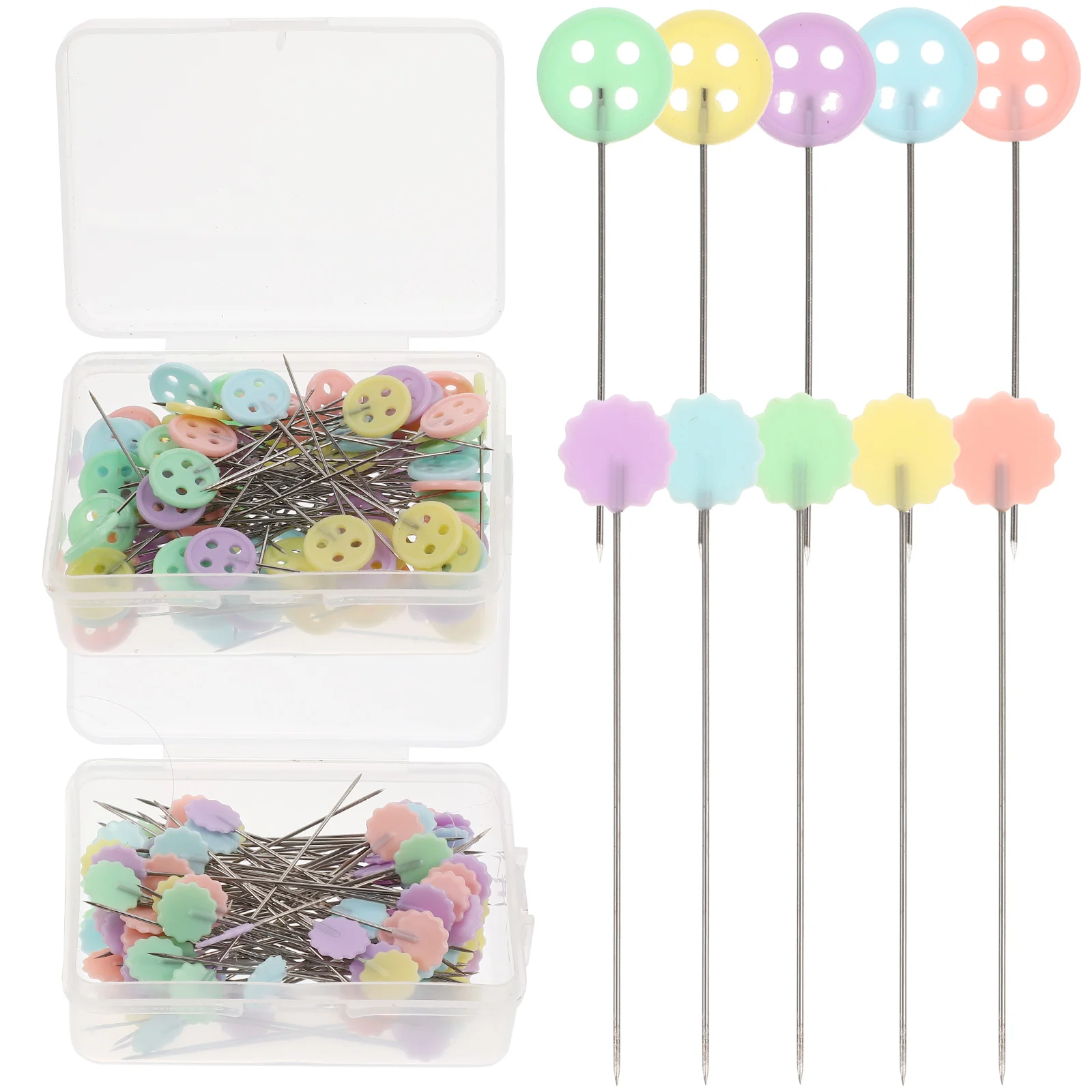 200 Pcs Needles Clip H Buckle Practical Cloth Pins Flat Head Pins for Women Short Hair Durable Patchwork
200 Pcs Needles Clip H Buckle Practical Cloth Pins Flat Head Pins for Women Short Hair Durable Patchwork