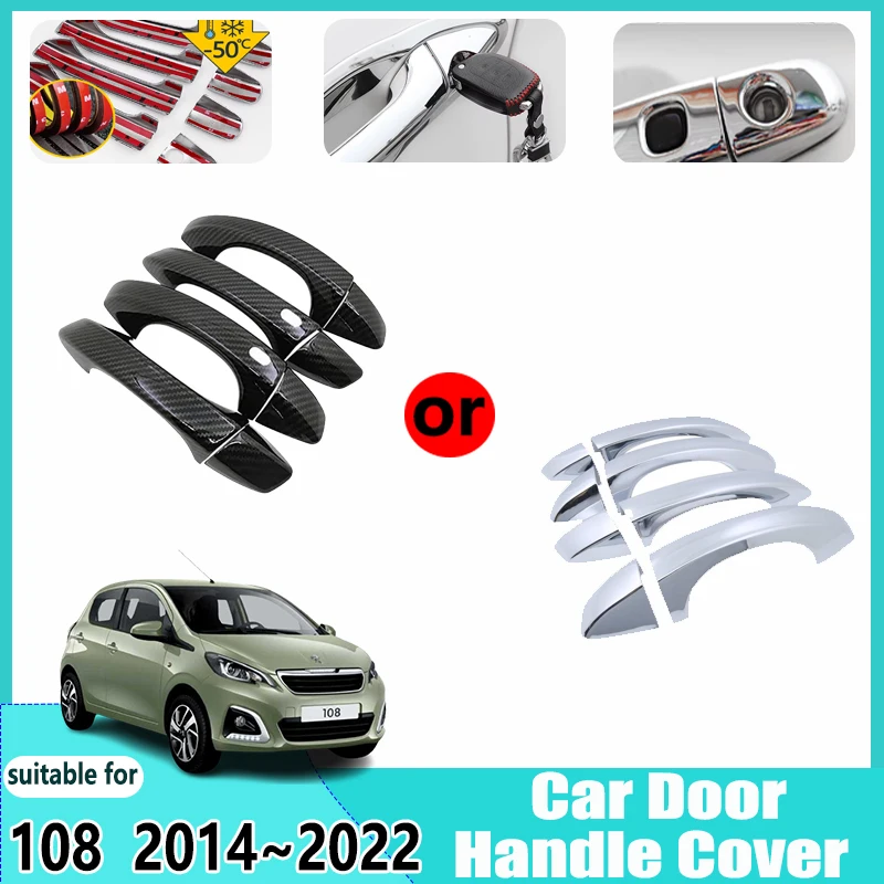 For Peugeot 108 2014~2022 2021 2020 2019 2018 2017 2016 2015 Decoration Door Handle Covers Anti-Scratch Stickers Car Accessories
For Peugeot 108 2014~2022 2021 2020 2019 2018 2017 2016 2015 Decoration Door Handle Covers Anti-Scratch Stickers Car Accessories
