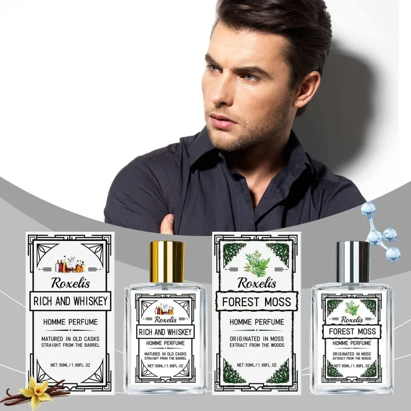 Roxelis Men's perfume Fresh Forest Gulong Wood Fragrance Elegant, Mild, Persistent, Charming, Gentle
Roxelis Men's perfume Fresh Forest Gulong Wood Fragrance Elegant, Mild, Persistent, Charming, Gentle