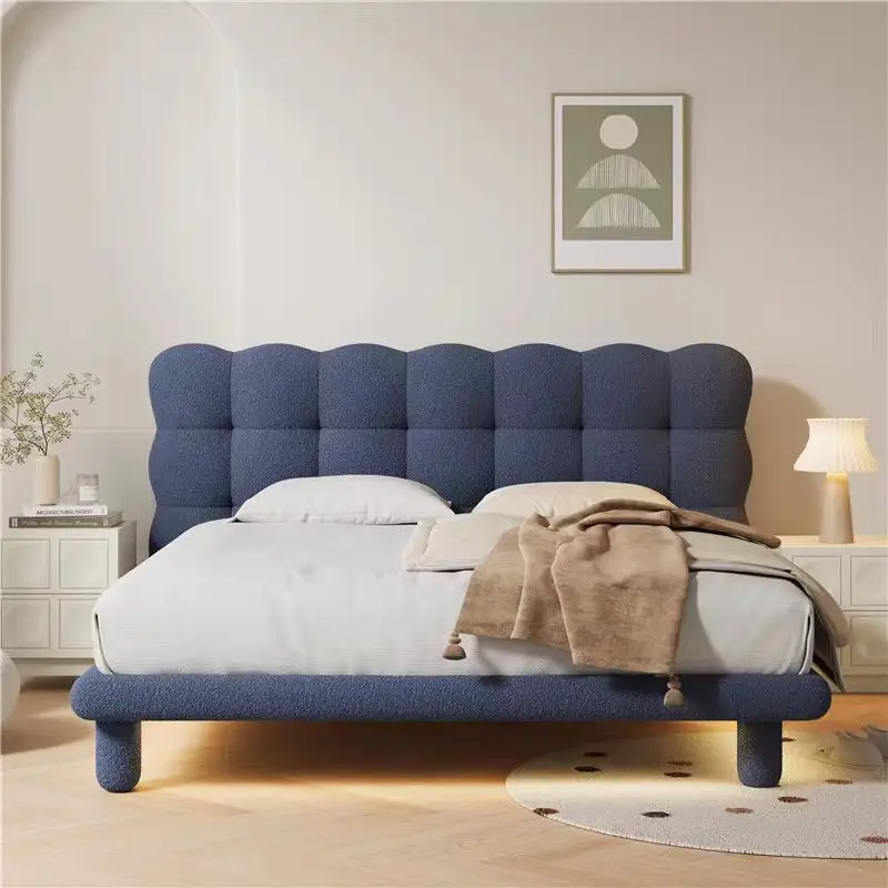 ua-Ins Wind Bed Modern French Cream Creative Fabric Wooden Frame King Size Bed Queen Size Bedroom Home Furniture Bed Frame#
ua-Ins Wind Bed Modern French Cream Creative Fabric Wooden Frame King Size Bed Queen Size Bedroom Home Furniture Bed Frame#