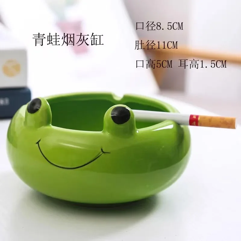 Cartoon Frog Ceramic Ashtray Creative Animal Shape Home Desktop Decoration Ashtray Office Tabletop Craft Ornament Men Gift
Cartoon Frog Ceramic Ashtray Creative Animal Shape Home Desktop Decoration Ashtray Office Tabletop Craft Ornament Men Gift