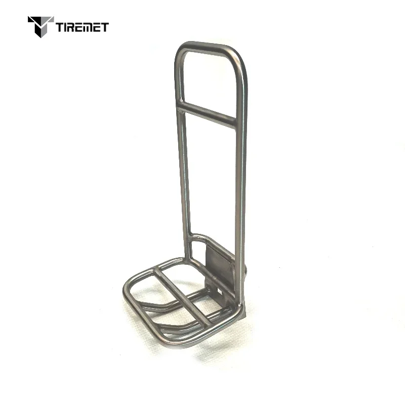 Titanium Alloy Front Rack For Brompton Bicycle & Super Lightweight for Brompton Bike Accessories GR9 Ti3Al2.5V
Titanium Alloy Front Rack For Brompton Bicycle & Super Lightweight for Brompton Bike Accessories GR9 Ti3Al2.5V