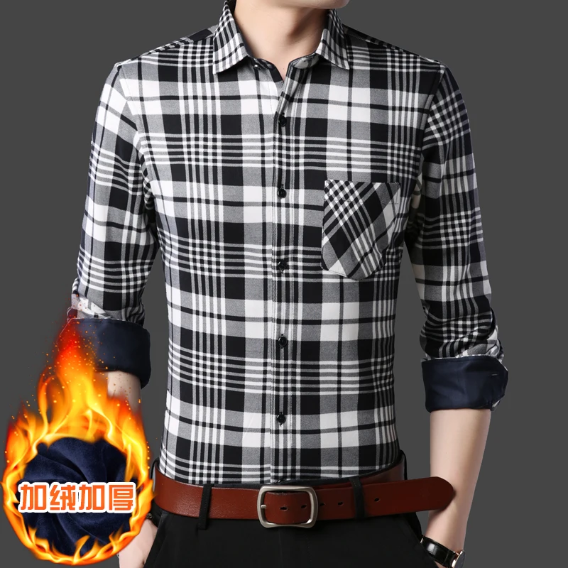2024 New Winter Warm Shirt for Men, Long Sleeve Plush Thick Plaid Casual Slim Fit Camisas,Multi Color Available ,Asian SizeL-4XL
2024 New Winter Warm Shirt for Men, Long Sleeve Plush Thick Plaid Casual Slim Fit Camisas,Multi Color Available ,Asian SizeL-4XL