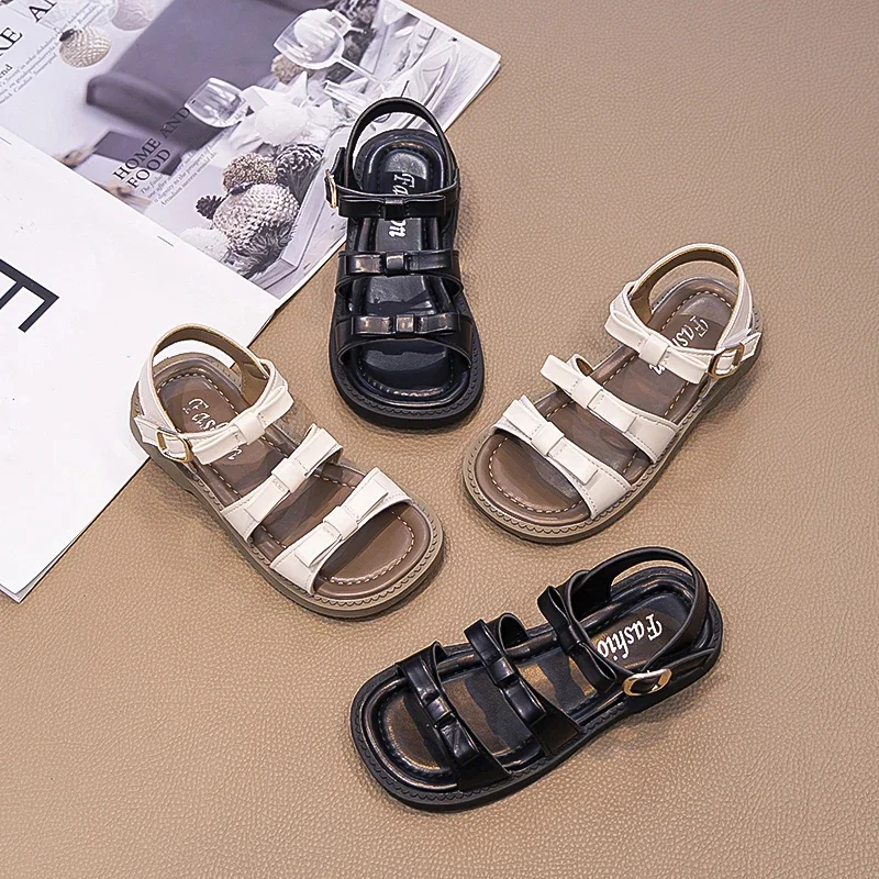 Girls Princess Summer New Sandals with 3 Bowties Gladiator Kids Sandals Children Beach Shoes Breathable Open Toes Soft Anti-skid
Girls Princess Summer New Sandals with 3 Bowties Gladiator Kids Sandals Children Beach Shoes Breathable Open Toes Soft Anti-skid