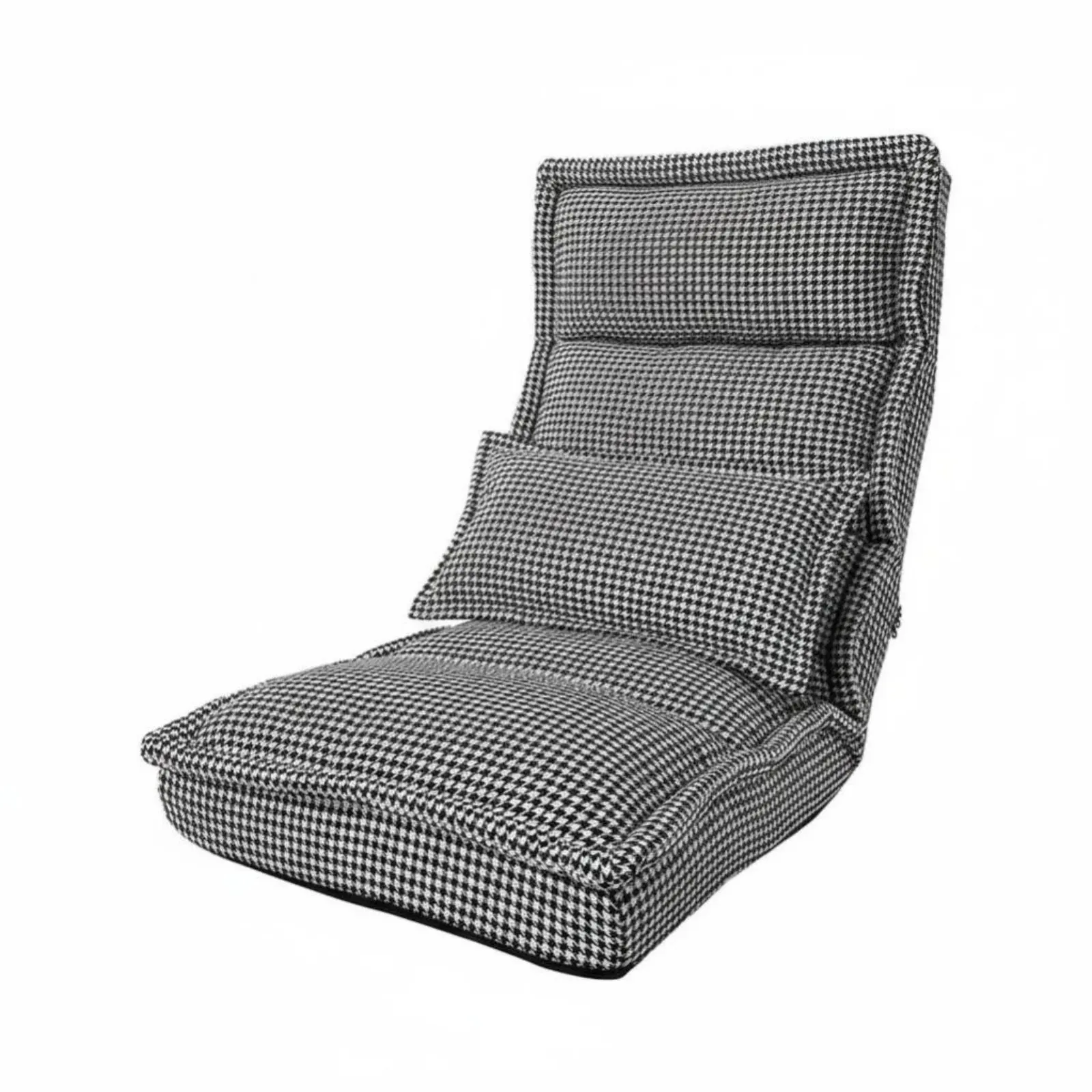 Adjustable Spine Supportrest Lounger Houndstooth Pattern Lazy Sofa Multi-Angle Adjustment Ergonomic Support for Adults, Teens
Adjustable Spine Supportrest Lounger Houndstooth Pattern Lazy Sofa Multi-Angle Adjustment Ergonomic Support for Adults, Teens