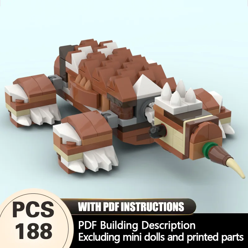 Creators Animal Series Model MOC Building Bricks Long Tongue Echidna Modular Technology Gifts Holiday Assemble Children Toy Suit
Creators Animal Series Model MOC Building Bricks Long Tongue Echidna Modular Technology Gifts Holiday Assemble Children Toy Suit