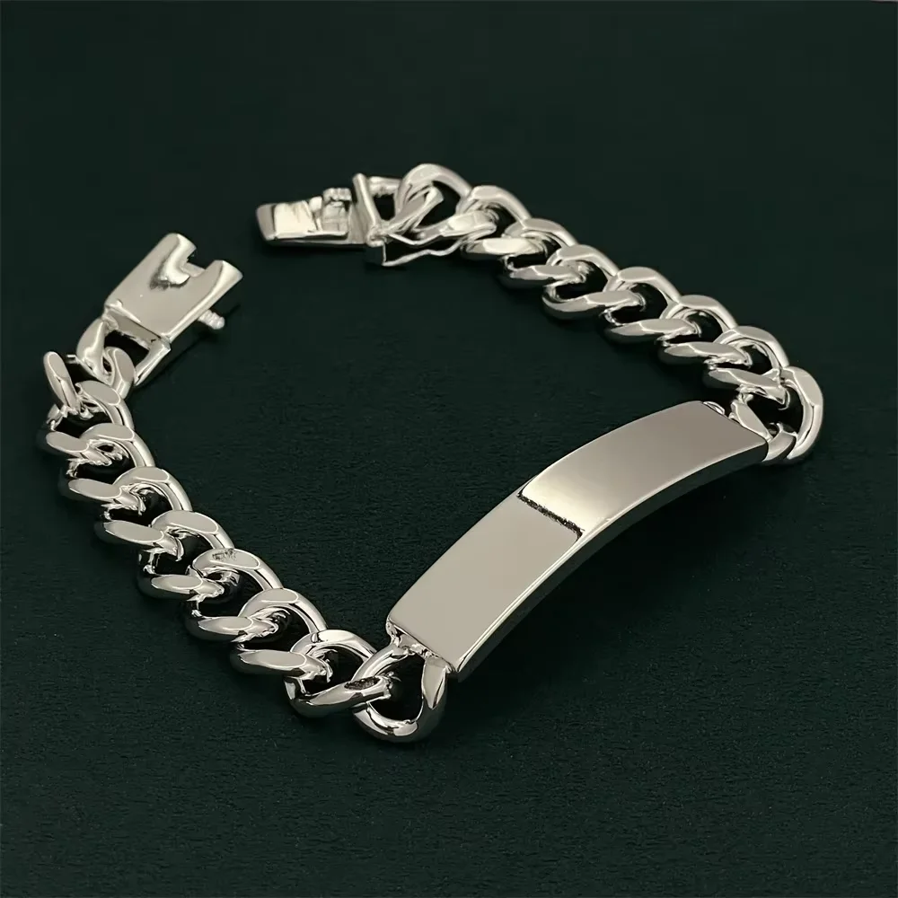 925 Sterling Silver Middle Smooth Square Bracelet, Women Couple Simple Luxury Banquet Wedding Birthday Jewelry Gift
925 Sterling Silver Middle Smooth Square Bracelet, Women Couple Simple Luxury Banquet Wedding Birthday Jewelry Gift