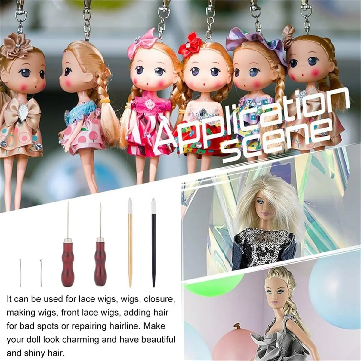 618 Mega Sale Doll Hair Rooting Tool Kit for DIY Doll Hairstyling and Wig Making
618 Mega Sale Doll Hair Rooting Tool Kit for DIY Doll Hairstyling and Wig Making