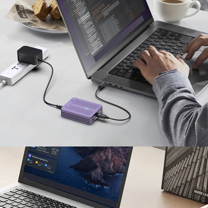 4Bay M.2 NVMe SSD Enclosure with for 4/3 USB4 40Gbps Supports 0/1/5/10 Docking Station for Data Storage-ABVP
4Bay M.2 NVMe SSD Enclosure with for 4/3 USB4 40Gbps Supports 0/1/5/10 Docking Station for Data Storage-ABVP