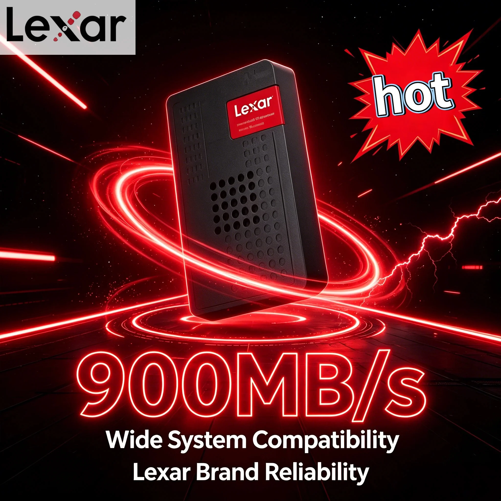 Lexar PLAY PRO microSDXC Express Card Reader Read Speed Up to 900MB/s 100% Original MicroSD Express Dedicated Card Reader Pro
Lexar PLAY PRO microSDXC Express Card Reader Read Speed Up to 900MB/s 100% Original MicroSD Express Dedicated Card Reader Pro
