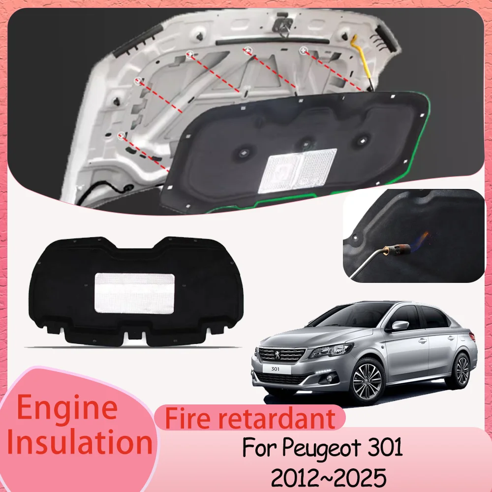 For Peugeot 301 2012~2025 2013 2014 2015 Car Trunk linin Hood Engine Thermal Insulation Cotton Soundproof Mat Cover Accessories
For Peugeot 301 2012~2025 2013 2014 2015 Car Trunk linin Hood Engine Thermal Insulation Cotton Soundproof Mat Cover Accessories