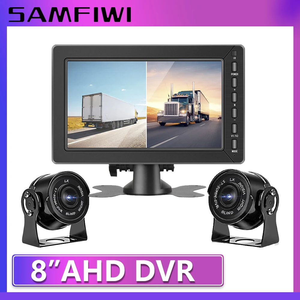 8 inch AHD Truck monitor for Cars Vehicle Monitor Driving Recorder Dual Lens Front/Rear HD Night Vision Car Reverse Camera
8 inch AHD Truck monitor for Cars Vehicle Monitor Driving Recorder Dual Lens Front/Rear HD Night Vision Car Reverse Camera
