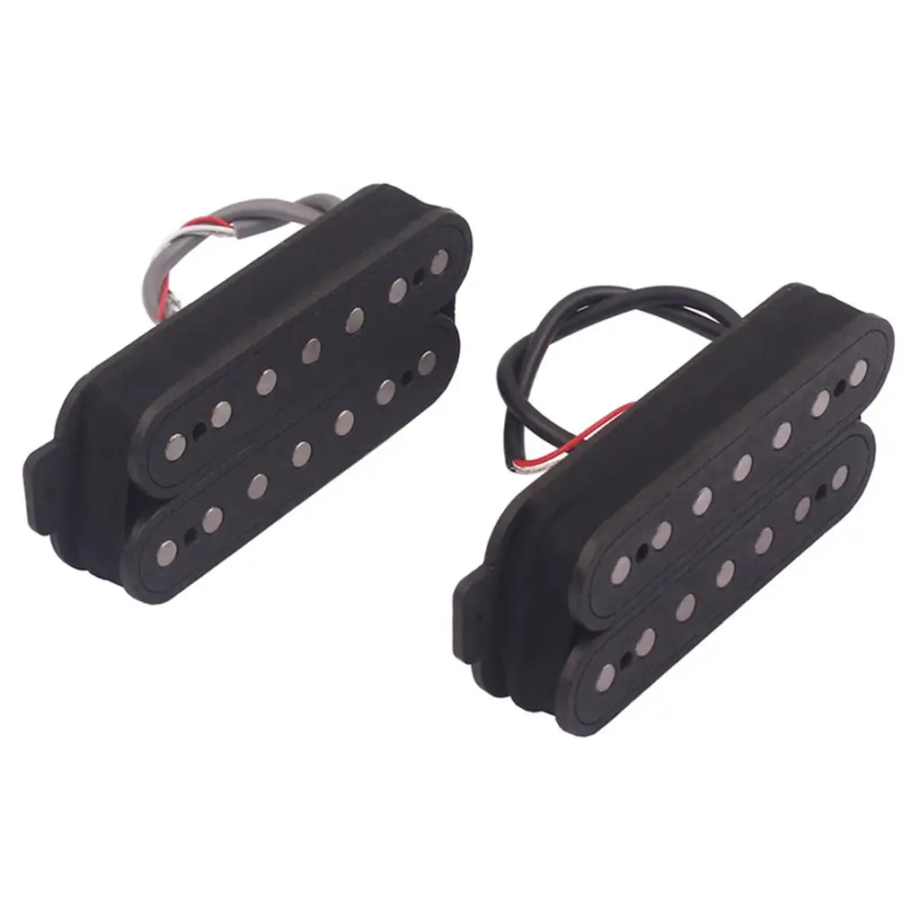 Alnico V Double Coil Humbucker Pickup Black Enamelled Copper Wire Guitar Accessories for 7 String Guitar
Alnico V Double Coil Humbucker Pickup Black Enamelled Copper Wire Guitar Accessories for 7 String Guitar