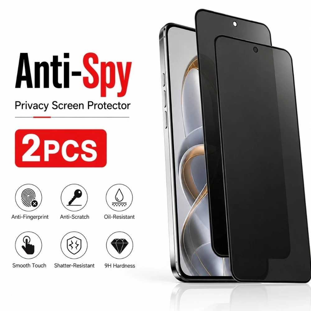 2Pcs Privacy Full Screen Protector for Samsung Galaxy A57/A56/A55/A37/A36/A35 Tempered Glass for Samsung A26/A25/A17/A16/A15/A07
2Pcs Privacy Full Screen Protector for Samsung Galaxy A57/A56/A55/A37/A36/A35 Tempered Glass for Samsung A26/A25/A17/A16/A15/A07