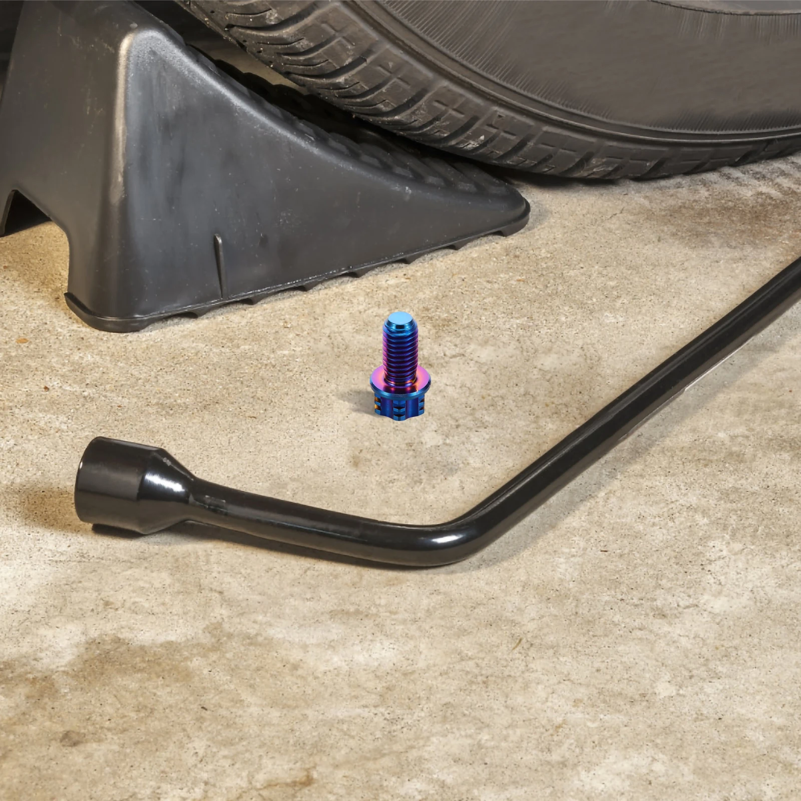 Universal Fit Titanium Rotor Bolts Motorcycle Abs Sensor Ring Screws M5-10Mm Lightweight High-Strength Durable Flange Head Bike
Universal Fit Titanium Rotor Bolts Motorcycle Abs Sensor Ring Screws M5-10Mm Lightweight High-Strength Durable Flange Head Bike