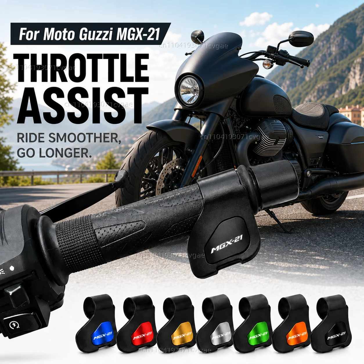 For Moto Guzzi MGX-21 2016-2020 Bagger Motorcycle Throttle Assistant Clip Labor Saver Acceleration Labor-saving Auxiliary Handle
For Moto Guzzi MGX-21 2016-2020 Bagger Motorcycle Throttle Assistant Clip Labor Saver Acceleration Labor-saving Auxiliary Handle