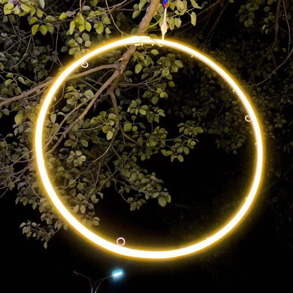Waterproof Circular Tree Light LED Wishing Ring Shape Luminous Ring Festive Style Hanging Design Festival Light Tree Lighting
Waterproof Circular Tree Light LED Wishing Ring Shape Luminous Ring Festive Style Hanging Design Festival Light Tree Lighting